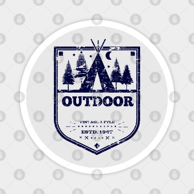 Outdoor 1967 Magnet by GreekTavern